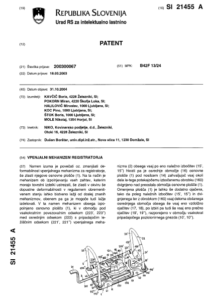 Patent - SLO