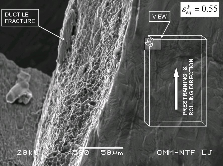 Damage in microstructure