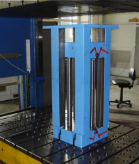 A device for sheet stretching